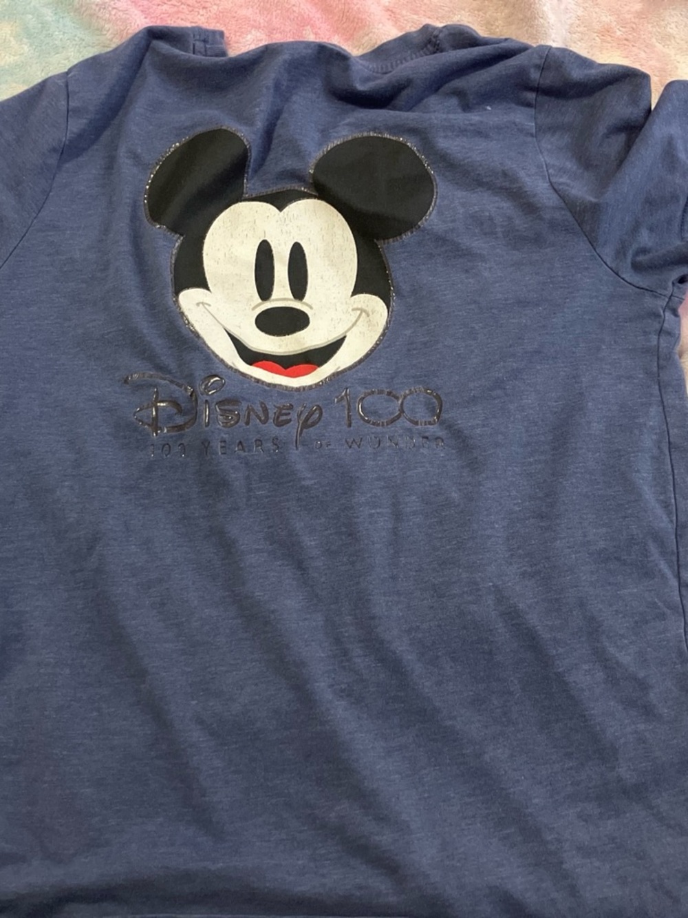 Disney Navy Mickey Mouse Graphic Short Sleeve Tee